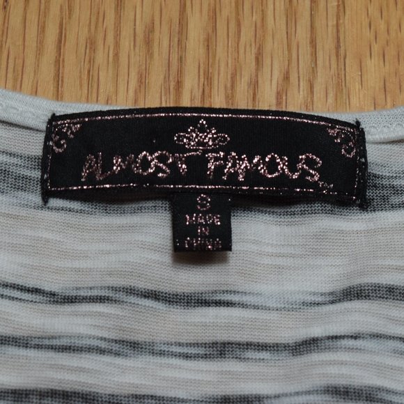 2 for $12:  Almost Famous Striped Tank with Sequins Detail in Women’s S - Picture 3 of 11